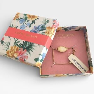 BOGO NIB Lucky Brand Yellow Stone Bracelet